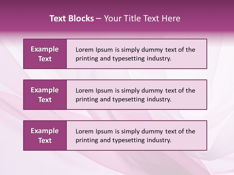 Silk Rippled Texture PowerPoint Template