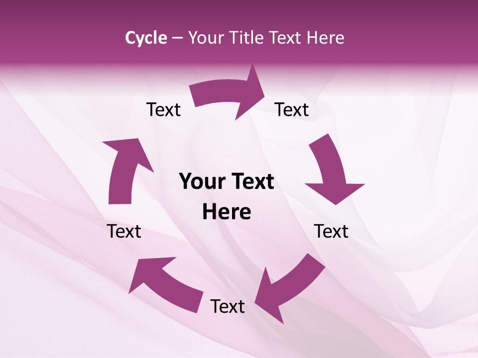 Silk Rippled Texture PowerPoint Template