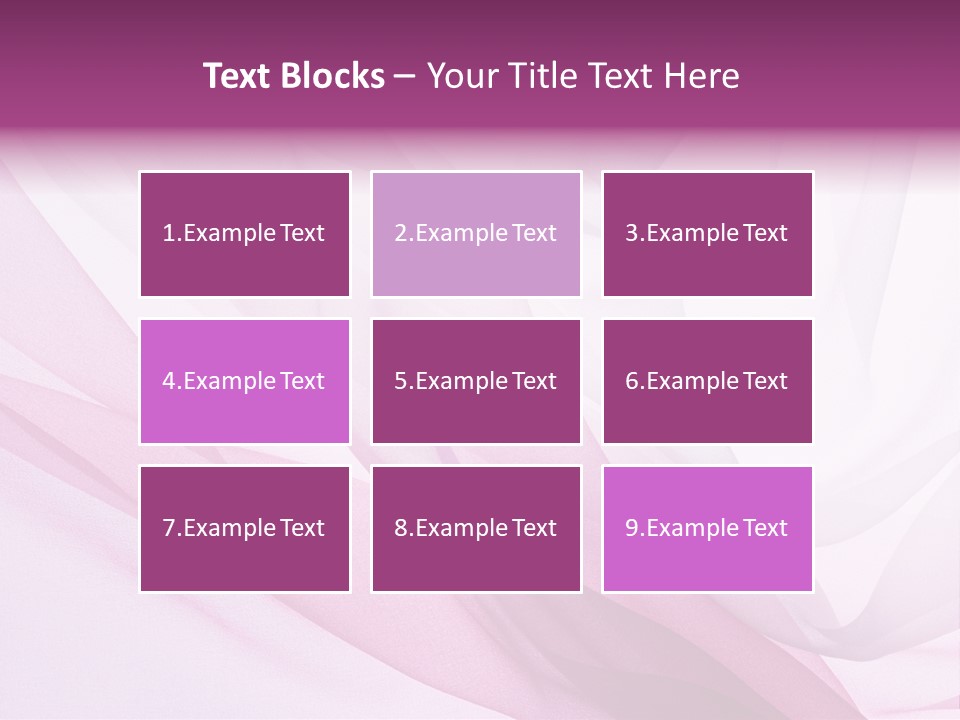 Silk Rippled Texture PowerPoint Template