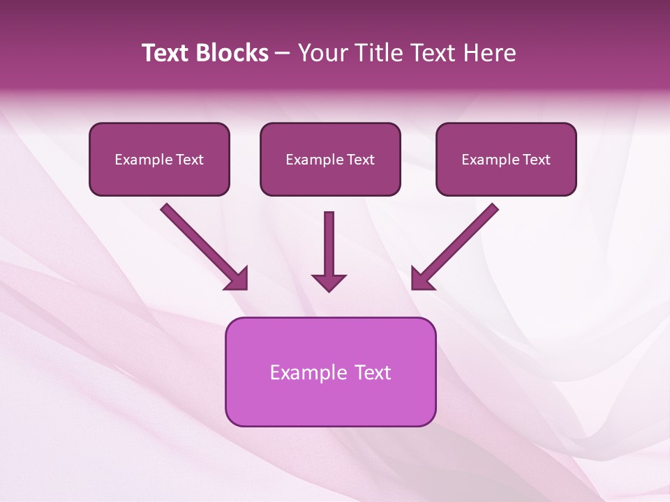 Silk Rippled Texture PowerPoint Template