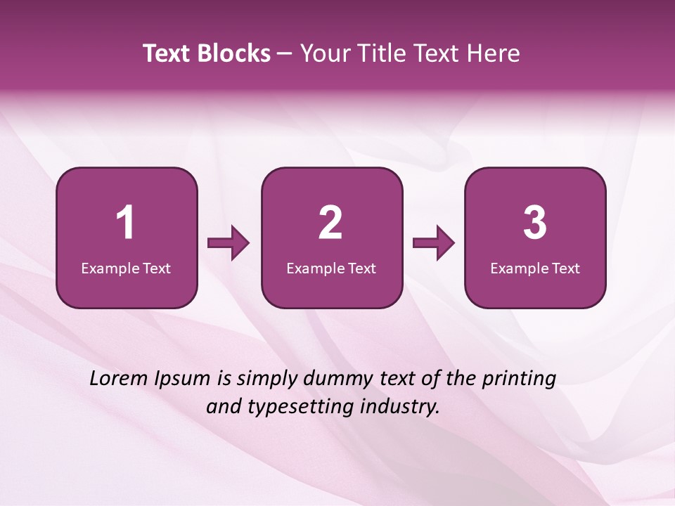Silk Rippled Texture PowerPoint Template
