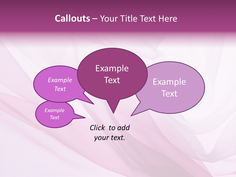 Silk Rippled Texture PowerPoint Template