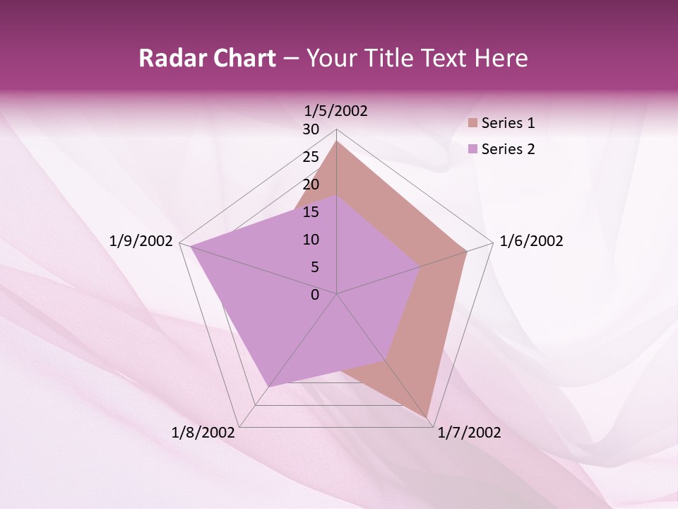 Silk Rippled Texture PowerPoint Template