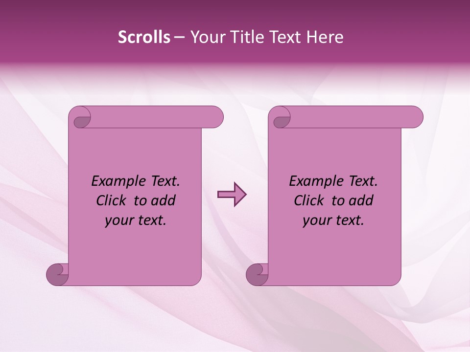 Silk Rippled Texture PowerPoint Template