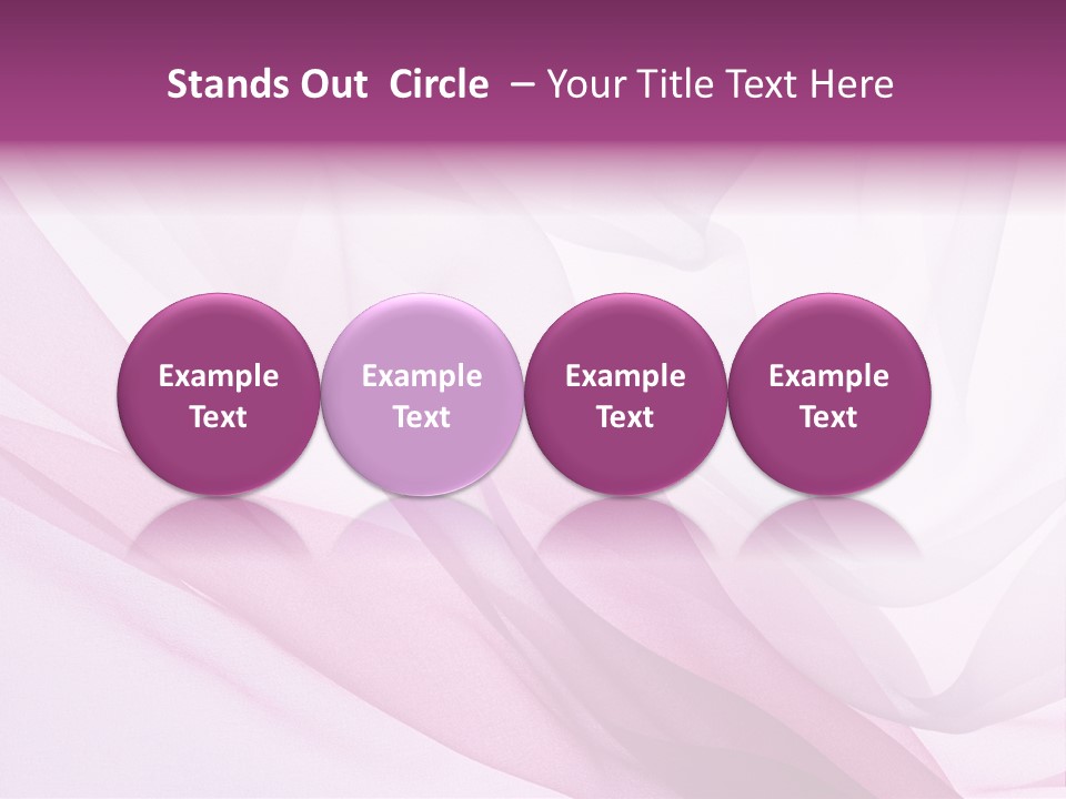 Silk Rippled Texture PowerPoint Template