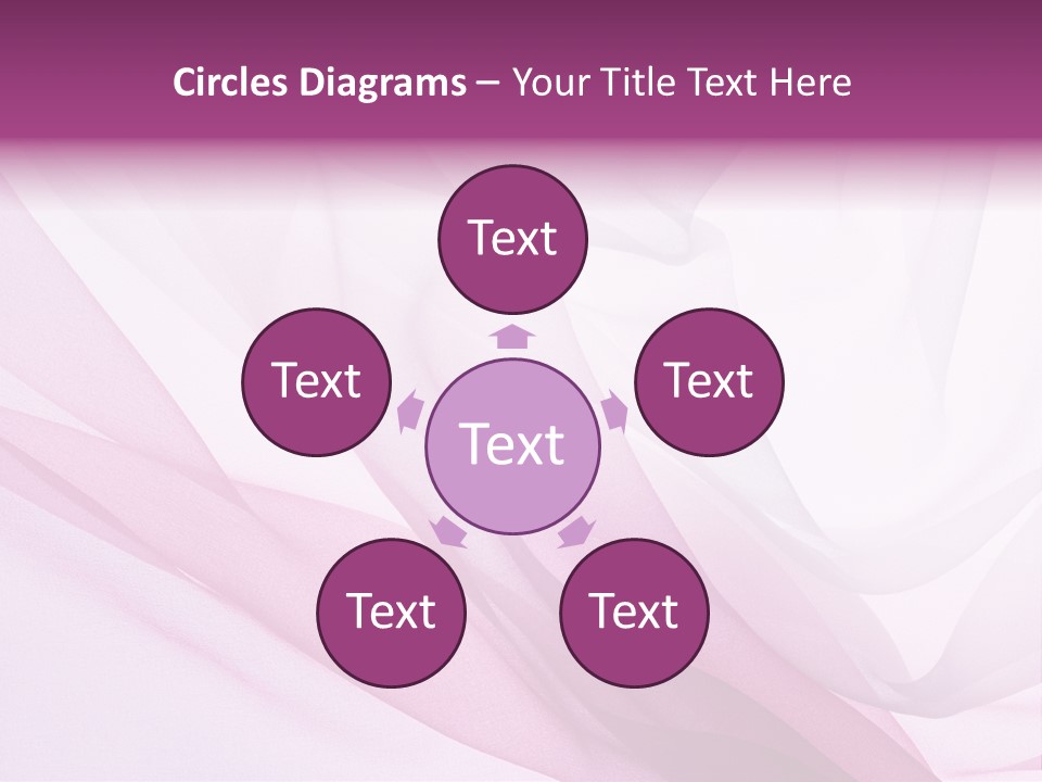 Silk Rippled Texture PowerPoint Template