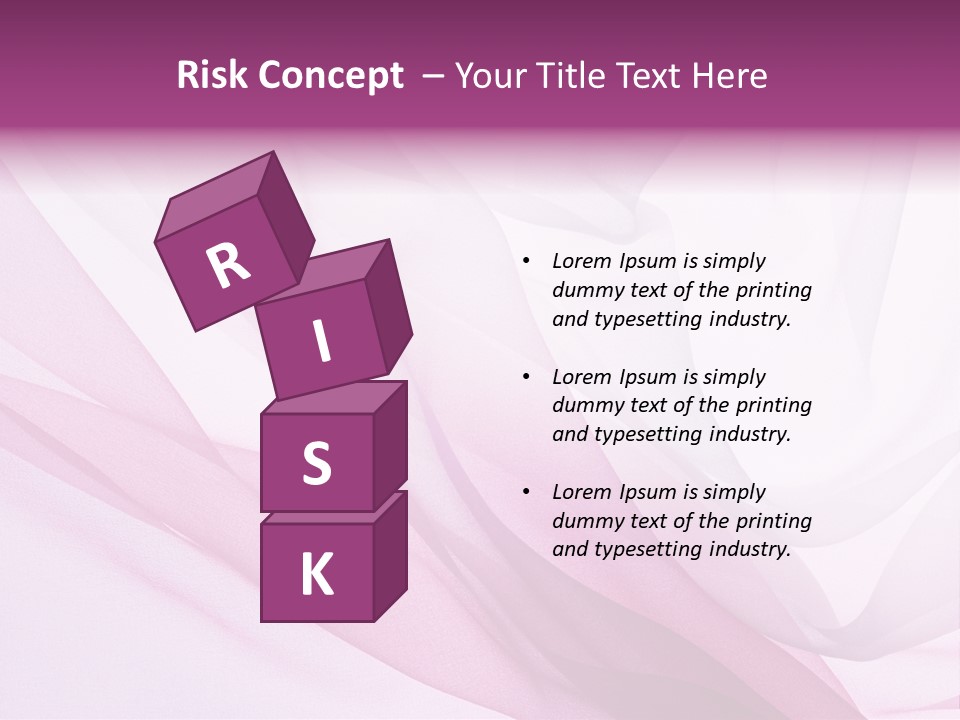 Silk Rippled Texture PowerPoint Template