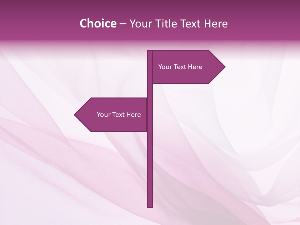 Silk Rippled Texture PowerPoint Template