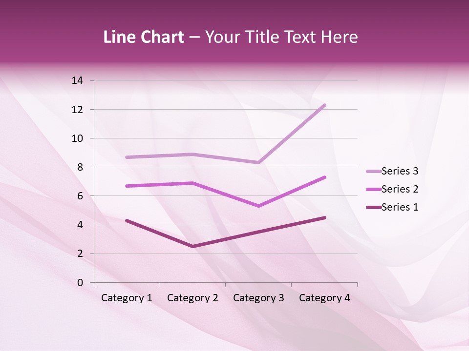 Silk Rippled Texture PowerPoint Template