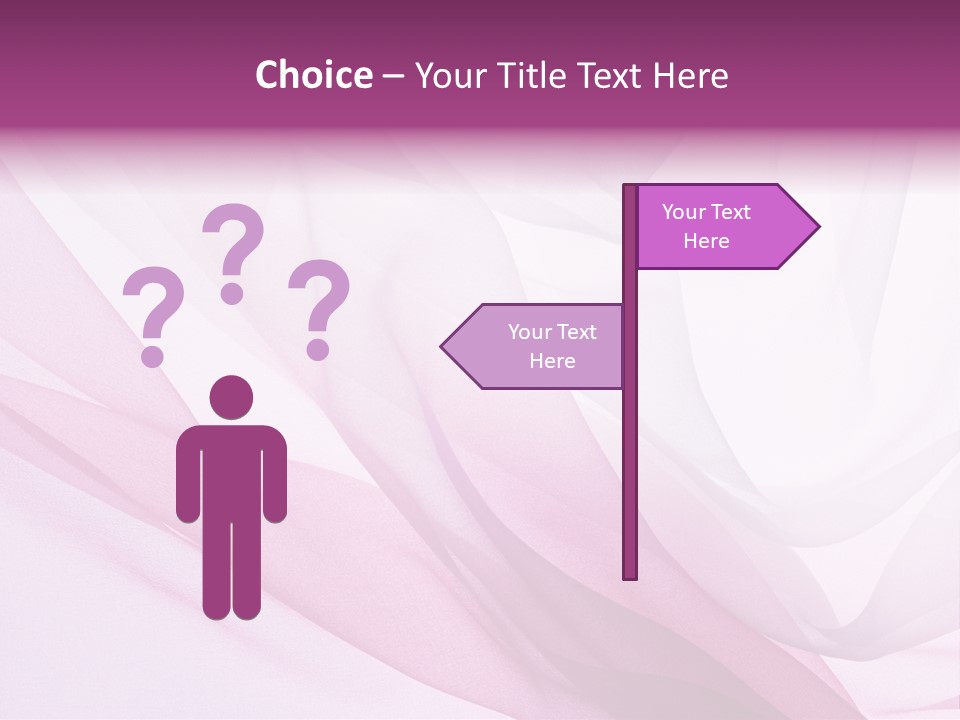 Silk Rippled Texture PowerPoint Template