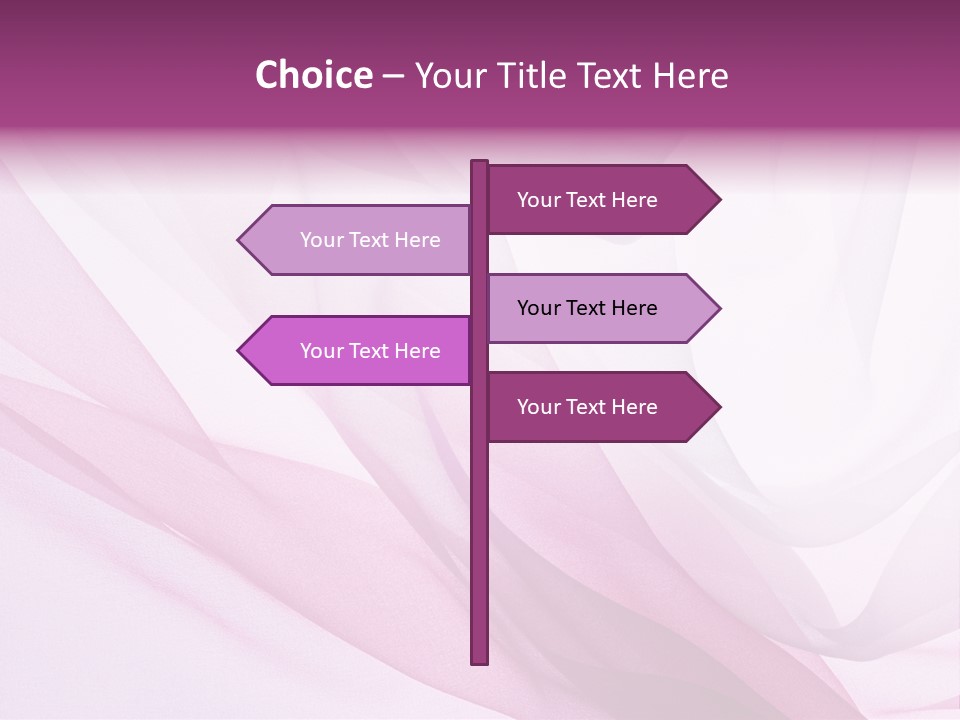 Silk Rippled Texture PowerPoint Template