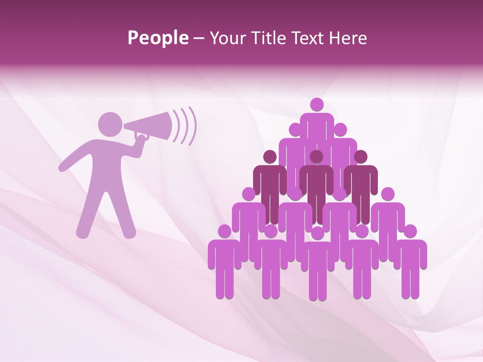 Silk Rippled Texture PowerPoint Template