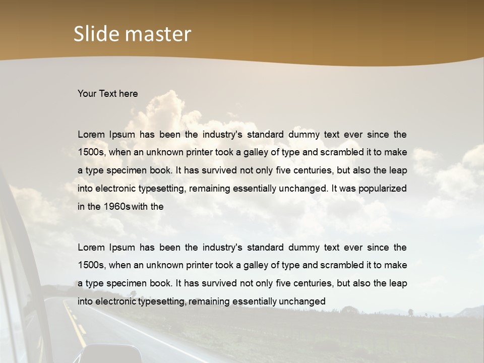 Young Jump Performance PowerPoint Template