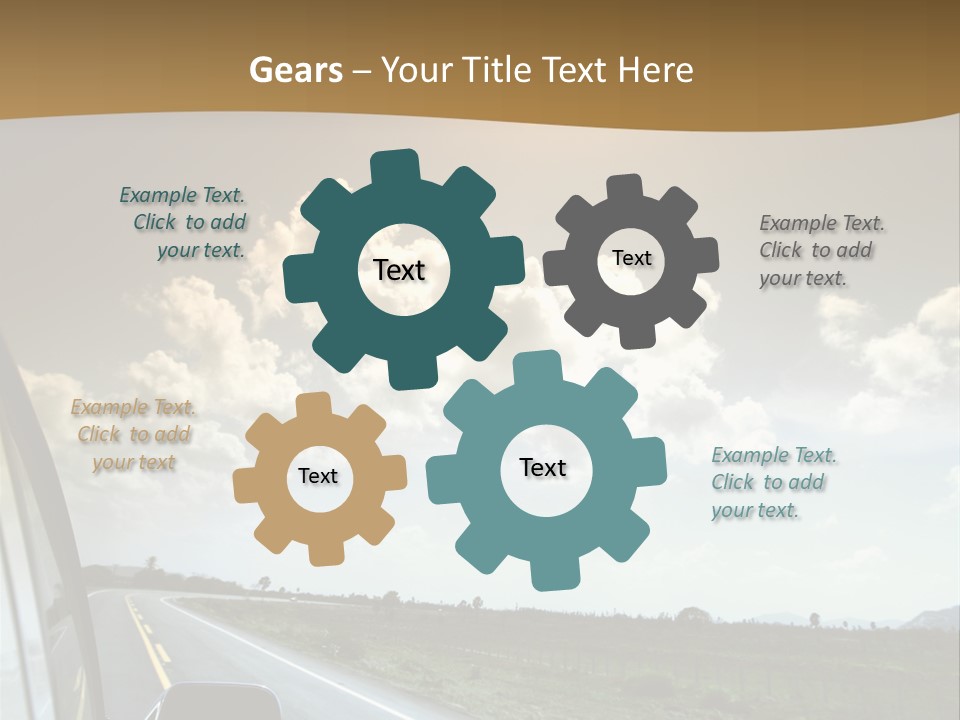 Young Jump Performance PowerPoint Template