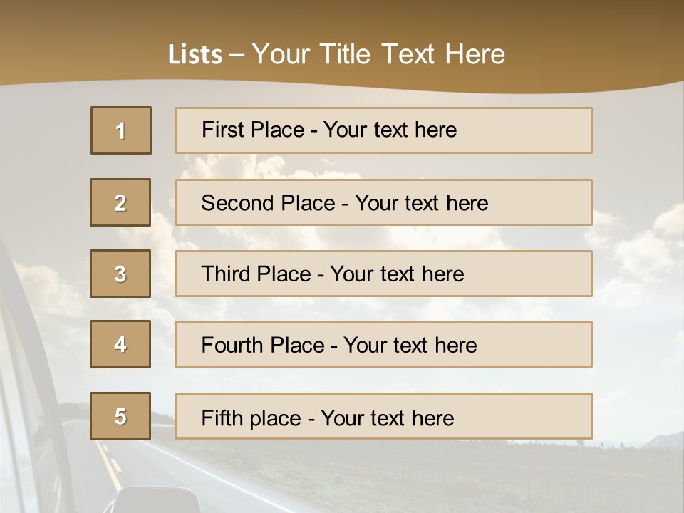 Young Jump Performance PowerPoint Template