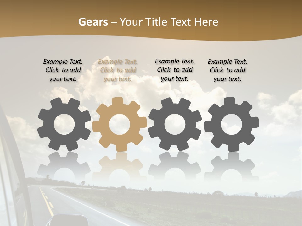 Young Jump Performance PowerPoint Template