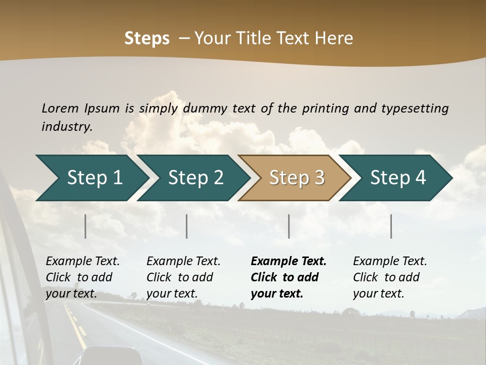 Young Jump Performance PowerPoint Template