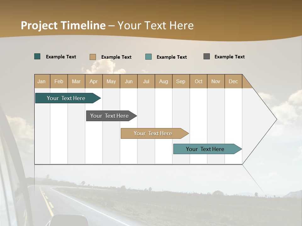 Young Jump Performance PowerPoint Template