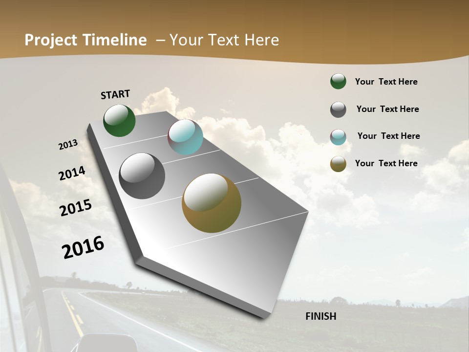 Young Jump Performance PowerPoint Template