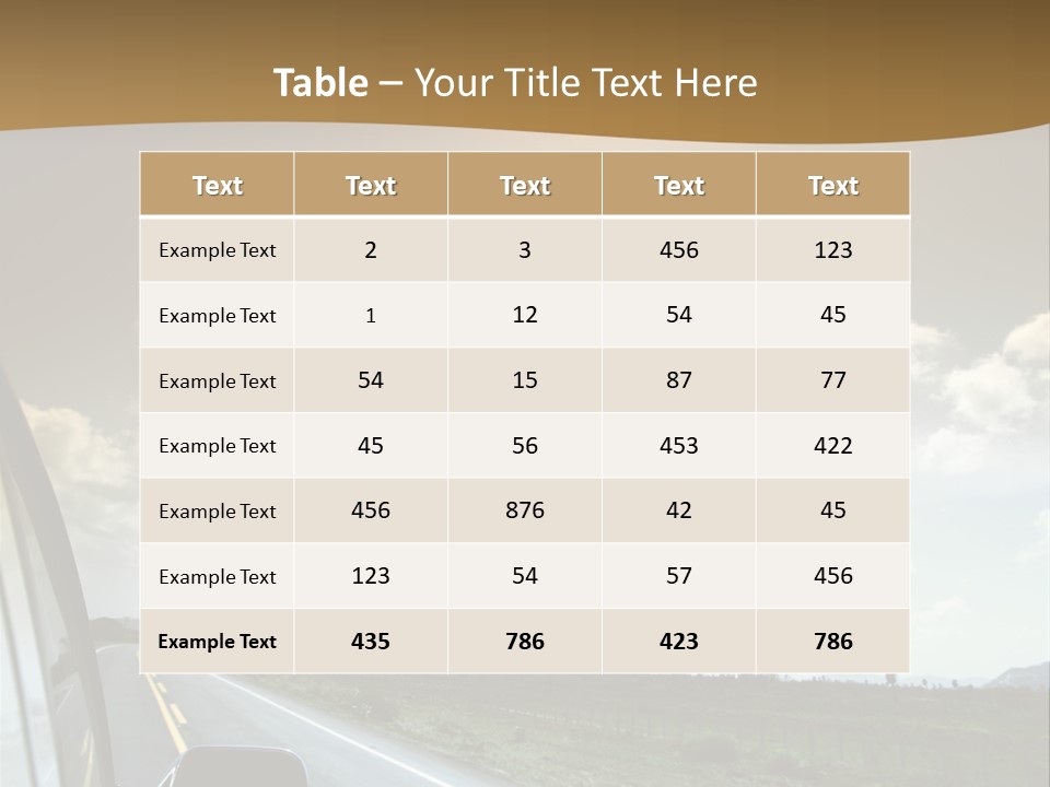 Young Jump Performance PowerPoint Template