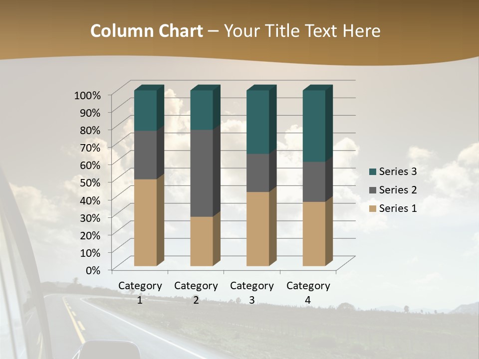 Young Jump Performance PowerPoint Template
