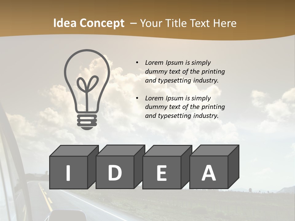 Young Jump Performance PowerPoint Template