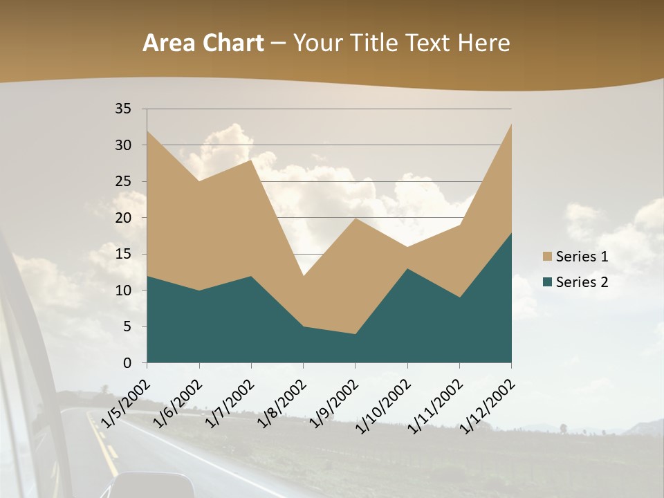 Young Jump Performance PowerPoint Template