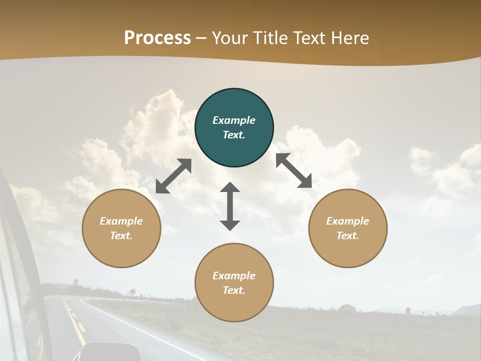 Young Jump Performance PowerPoint Template