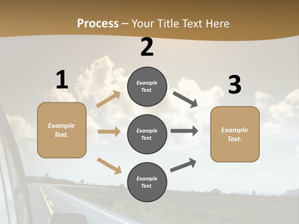 Young Jump Performance PowerPoint Template