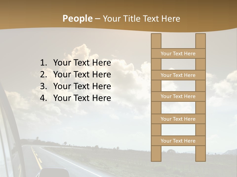 Young Jump Performance PowerPoint Template