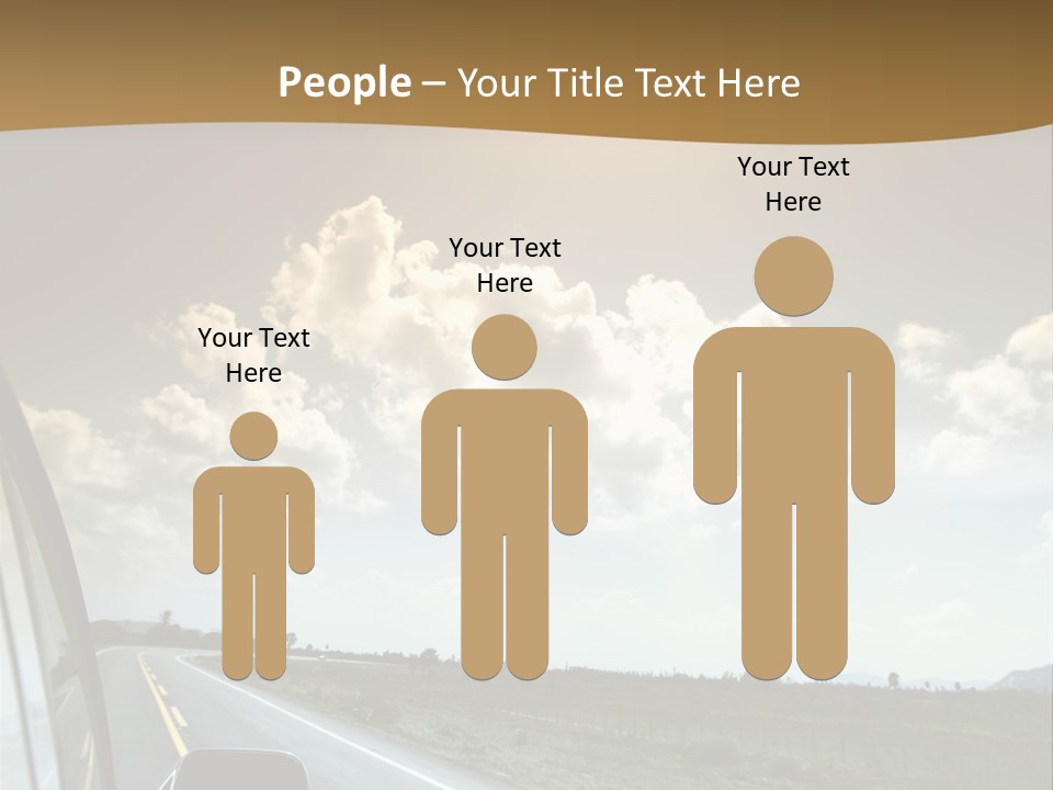 Young Jump Performance PowerPoint Template