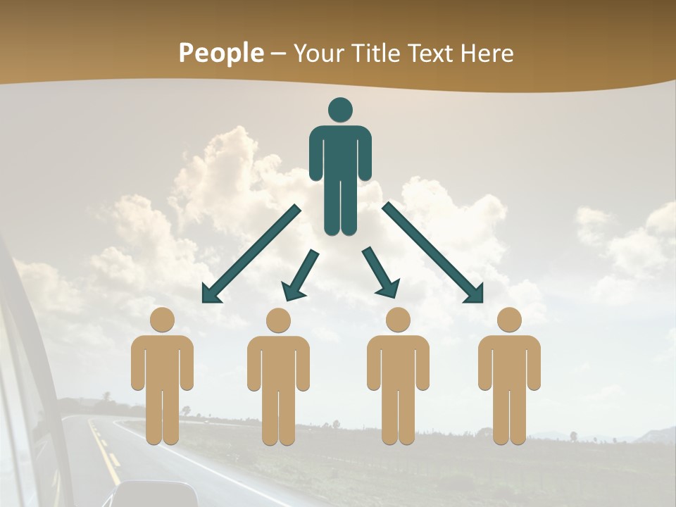 Young Jump Performance PowerPoint Template