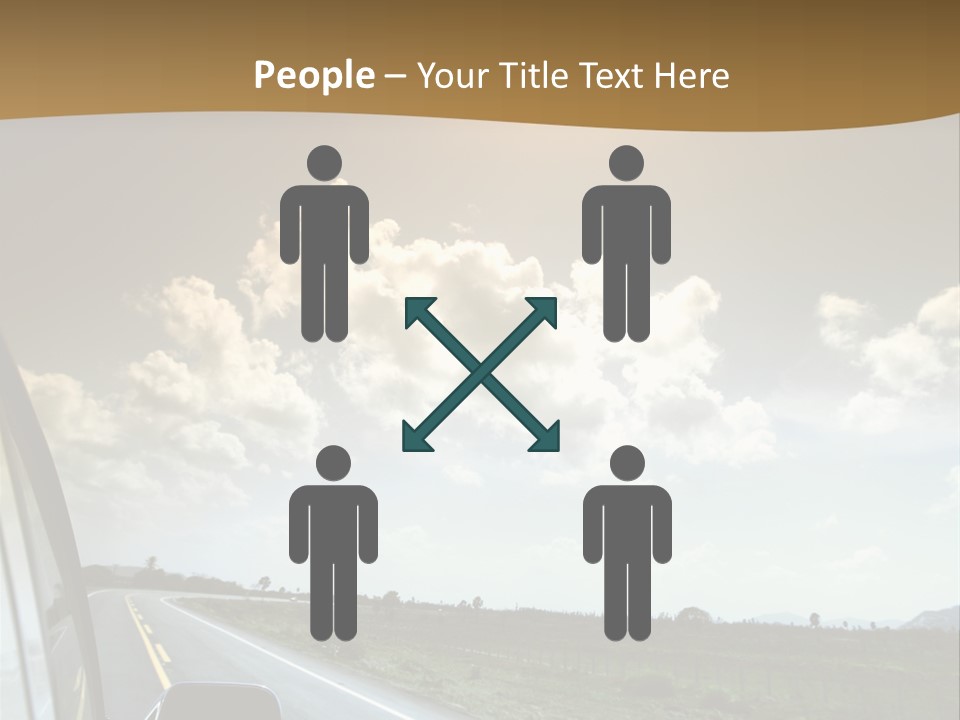 Young Jump Performance PowerPoint Template