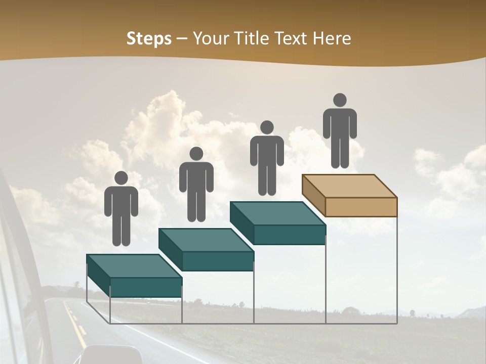 Young Jump Performance PowerPoint Template