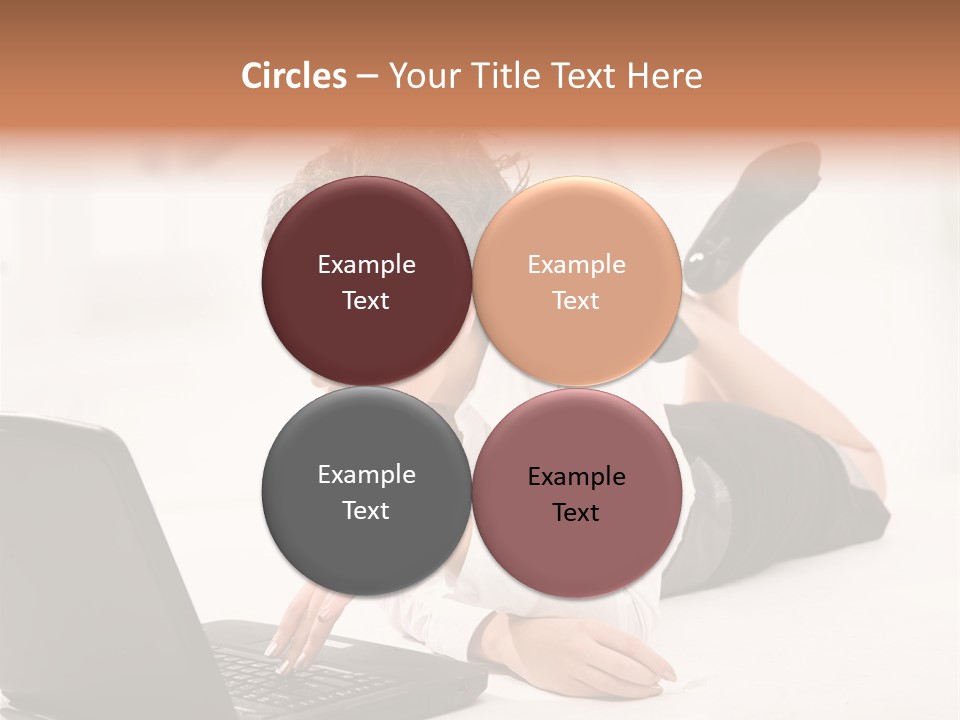 People Notebook Astonished PowerPoint Template