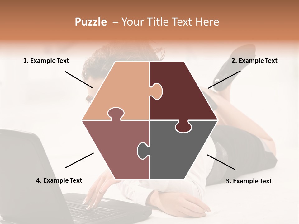 People Notebook Astonished PowerPoint Template