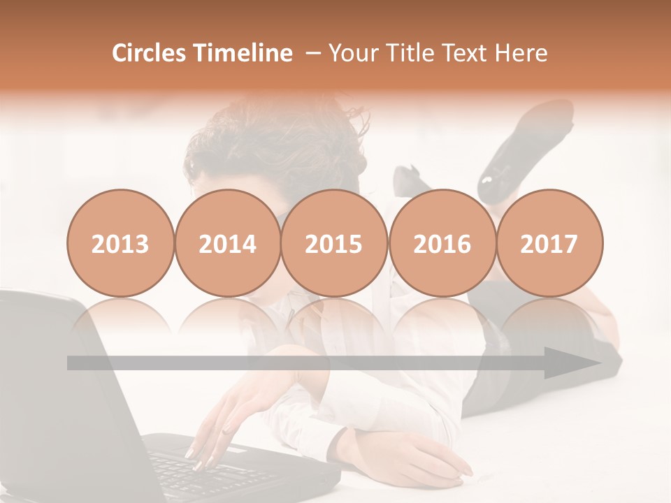 People Notebook Astonished PowerPoint Template