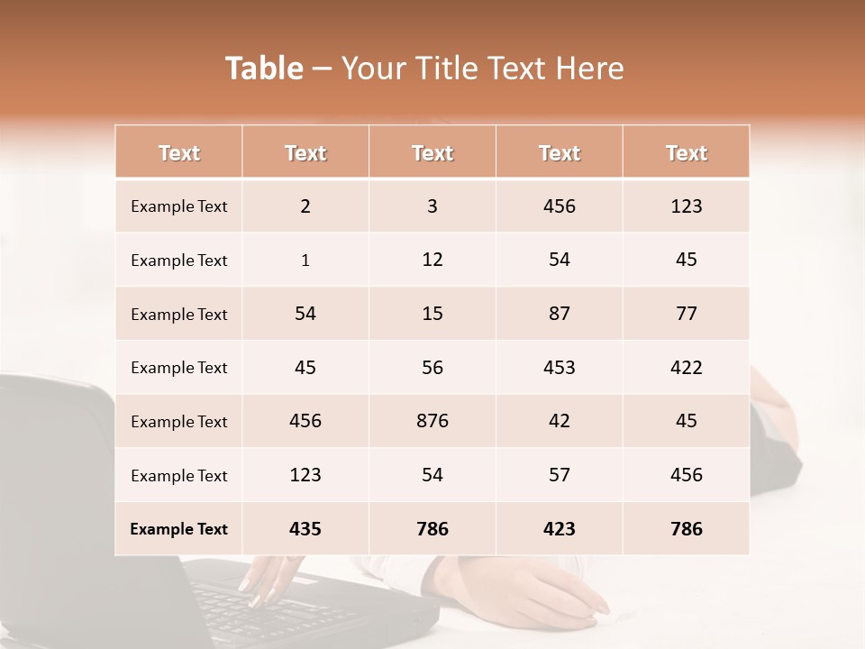 People Notebook Astonished PowerPoint Template