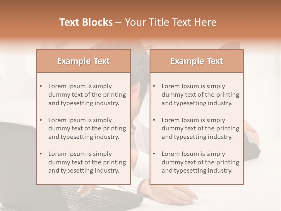 People Notebook Astonished PowerPoint Template
