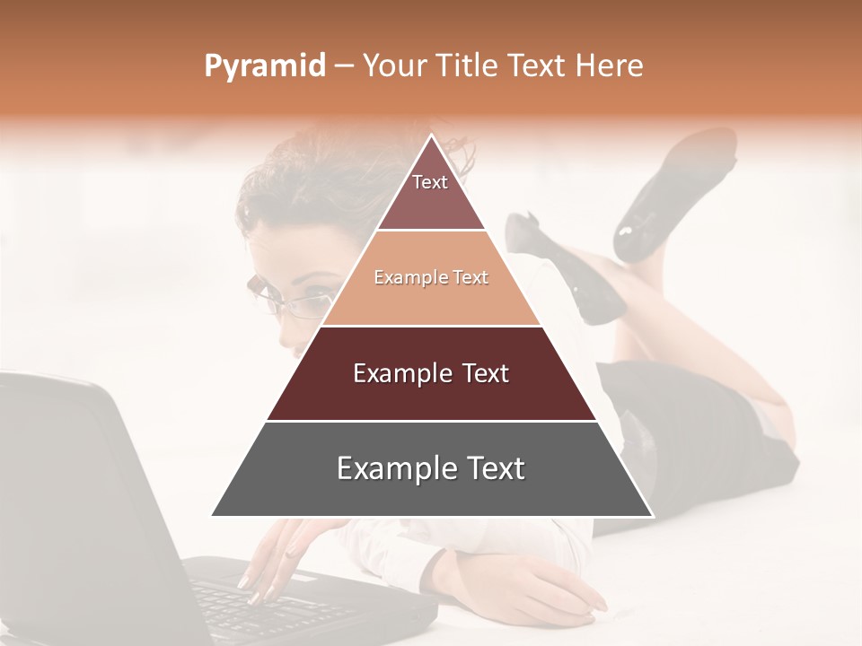 People Notebook Astonished PowerPoint Template