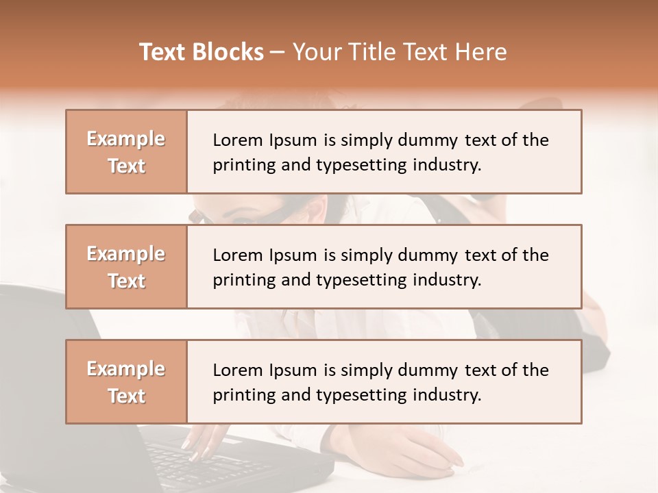 People Notebook Astonished PowerPoint Template