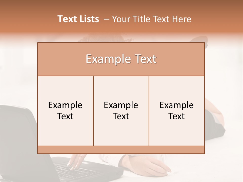 People Notebook Astonished PowerPoint Template