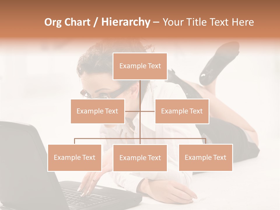 People Notebook Astonished PowerPoint Template