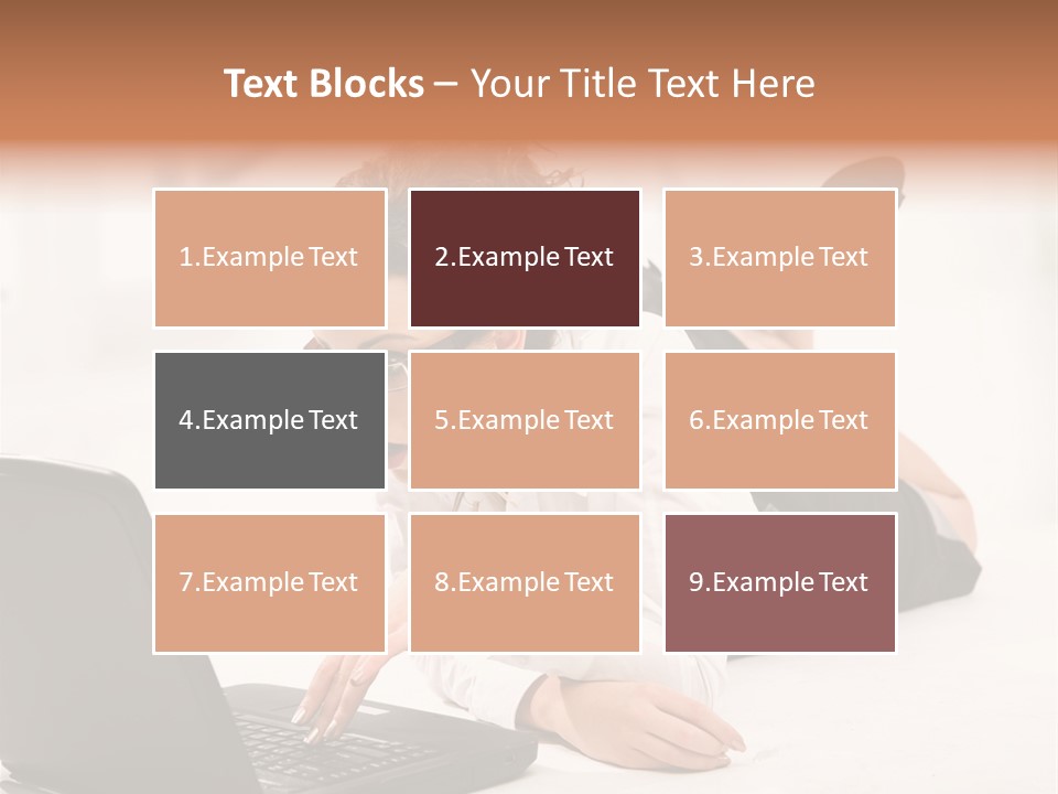People Notebook Astonished PowerPoint Template