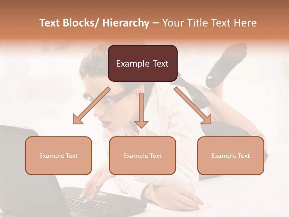 People Notebook Astonished PowerPoint Template