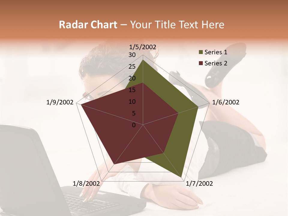 People Notebook Astonished PowerPoint Template
