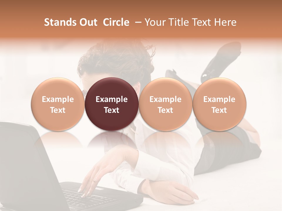 People Notebook Astonished PowerPoint Template