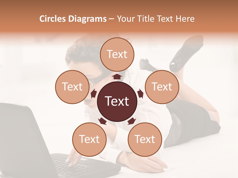 People Notebook Astonished PowerPoint Template