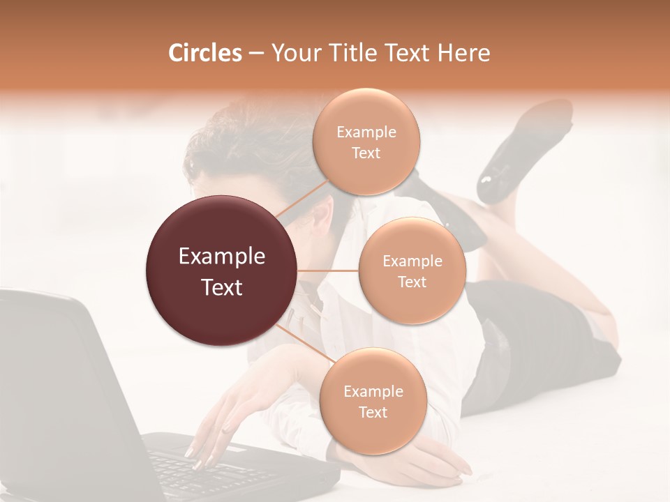 People Notebook Astonished PowerPoint Template