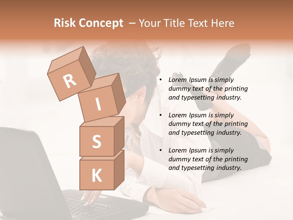 People Notebook Astonished PowerPoint Template